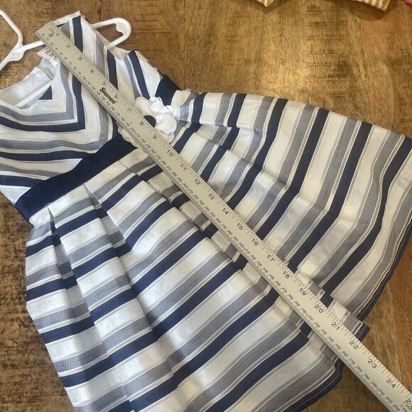 Jona Michelle Toddler Girls Special Occasion Dress Sleeveless Blue 3T Holiday - Picture 8 of 10